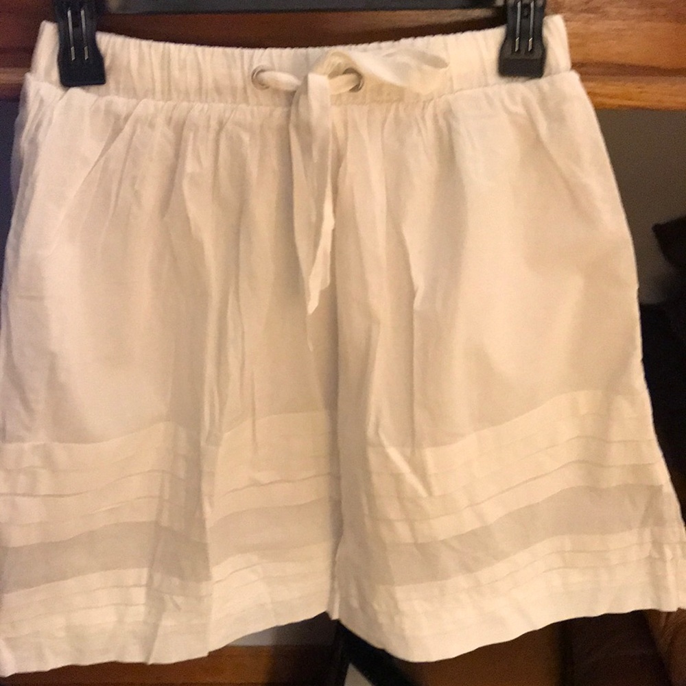 Odille White Cotton Skirt